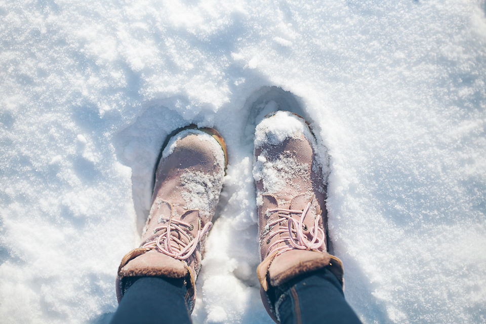 雪対策のための靴選び