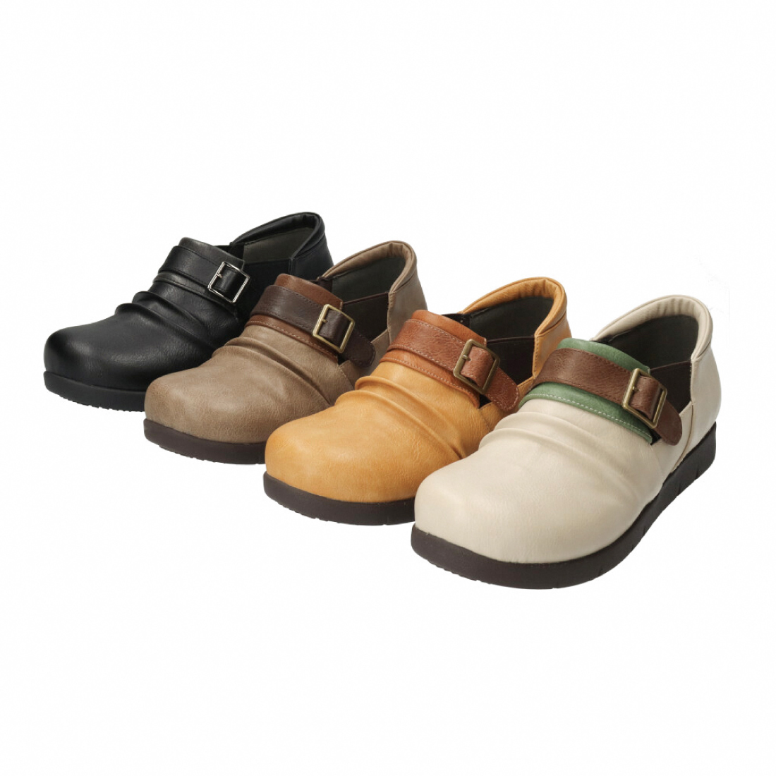 【2026春新作】防水防滑ベルトコンフォートシューズ XJ261313