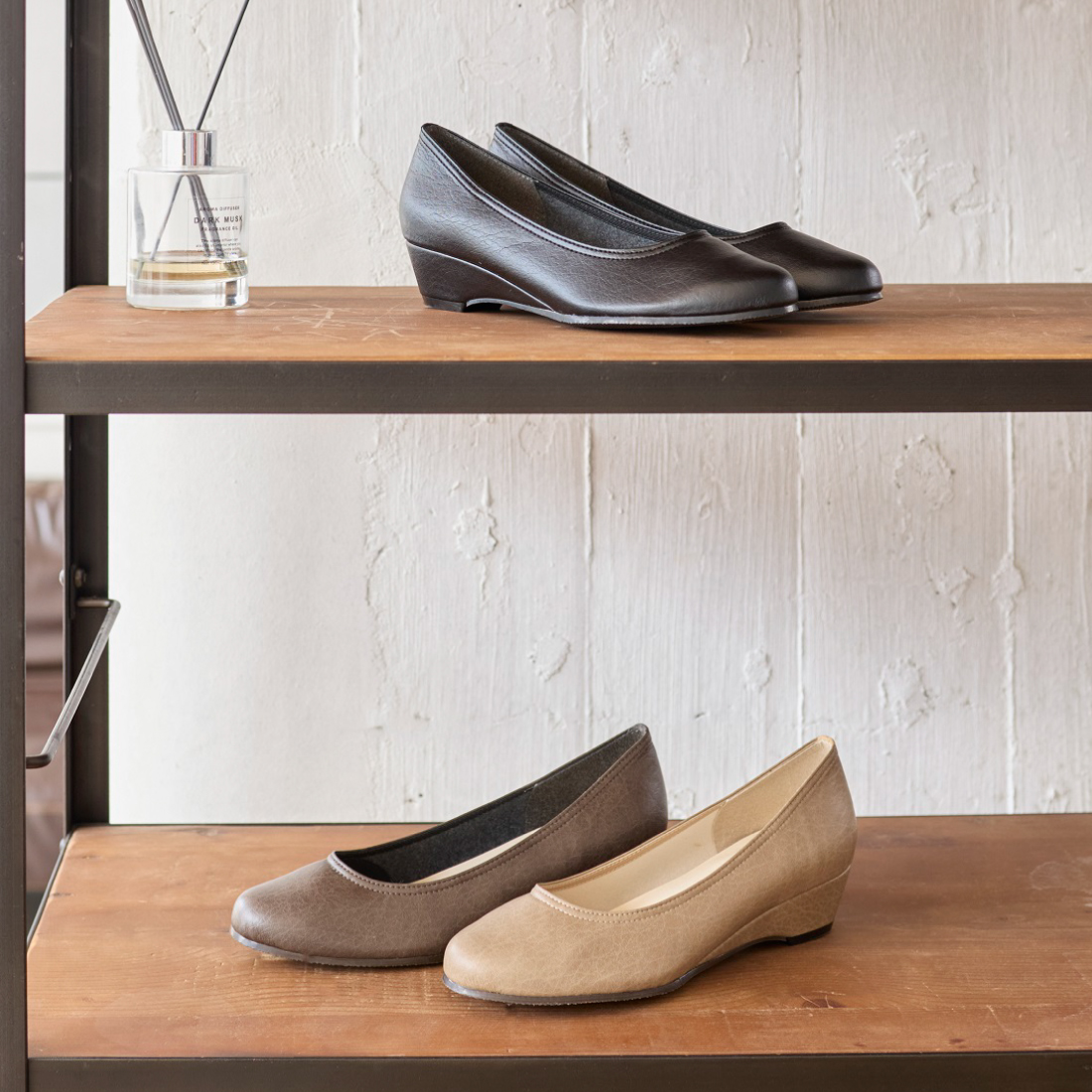 ウェッジプレーンパンプス商品画像