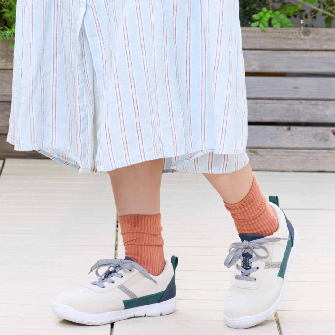 エアロ防水防滑シンプルスニーカーKLZ261106