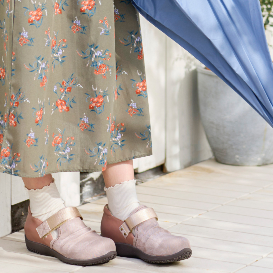 エアロ防水ベルトコンフォートシューズKLZ261317