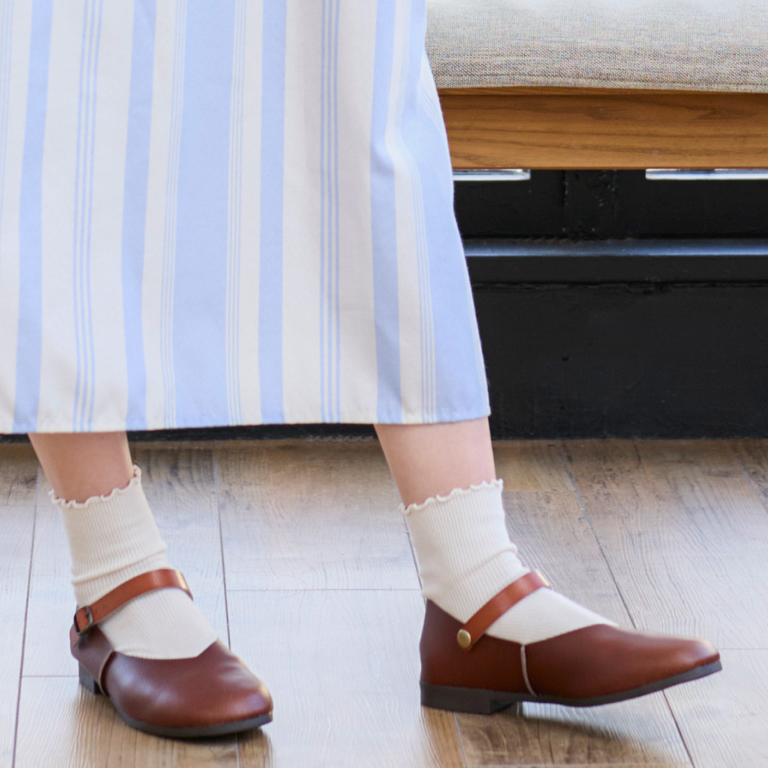 手染めストラップシューズ MD212603