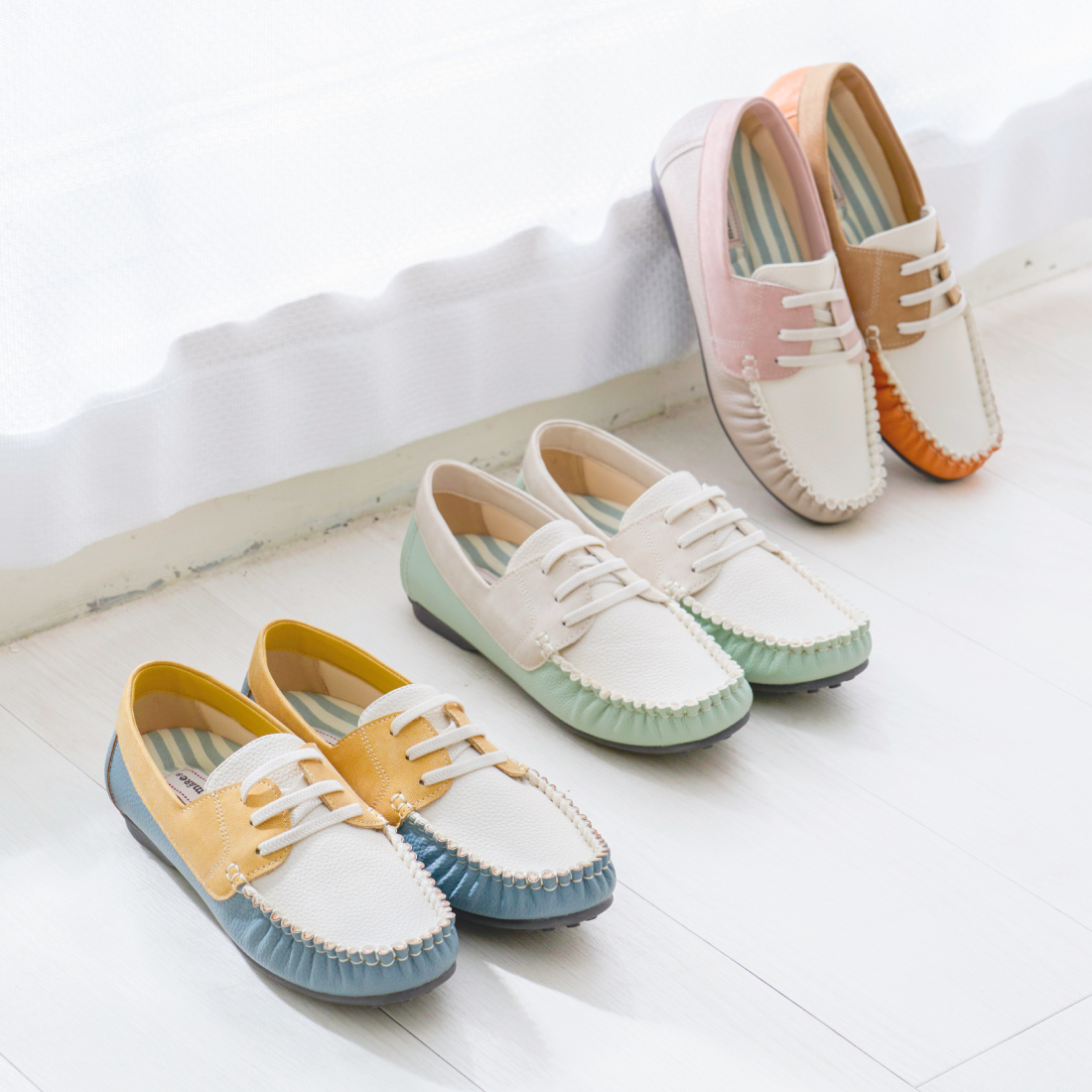 ゴム紐デッキシューズXJ261633