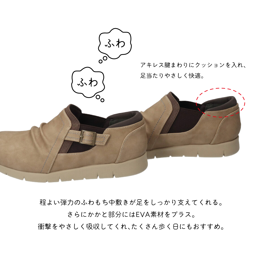 防水防滑サイドゴアコンフォートシューズ　XJ261316